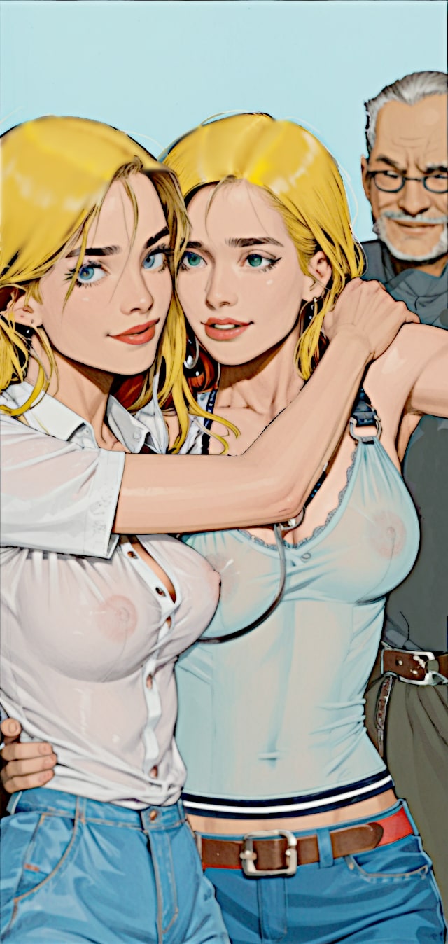 Robin hugging her sister Nancy